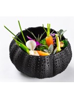 Блюдо для подачи Sea Urchin Mat Black 12х7см Pordamsa Mediterranean Textures