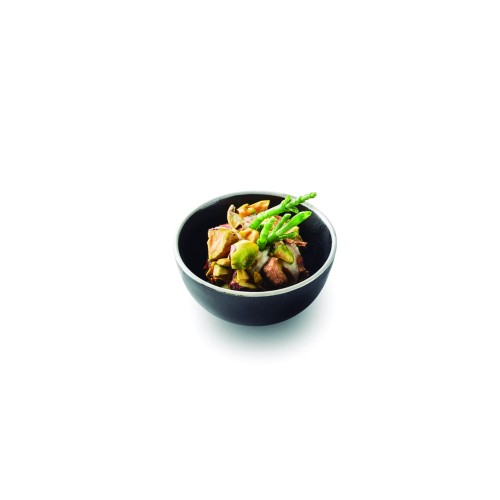 Соусник черный матовый 5см 25мл Pordamsa Ethnic bowls