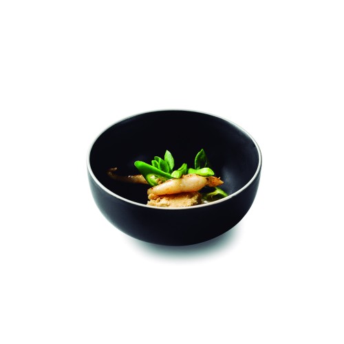 Салатник черный матовый 12х6см Pordamsa Ethnic bowls
