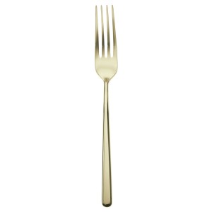 Вилка сервировочная Sambonet серия Linear Champagne PVD