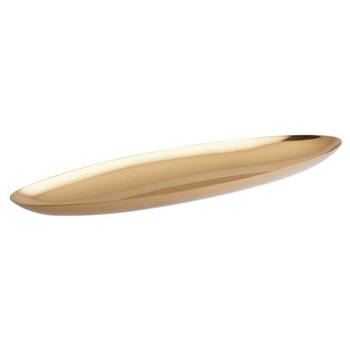 Блюдо овальное 46х15,3см Sambonet серия Linea Q PVD GOLD