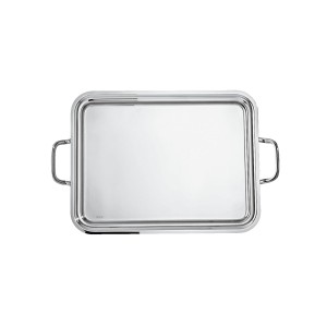 Поднос прямоугольный 40х26см с ручками Sambonet серия Elite