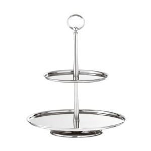 Этажерка 2-х ярусная 28х32,5см Sambonet серия Elite Этажерка 2-х ярусная 28х32,5см Sambonet серия Elite