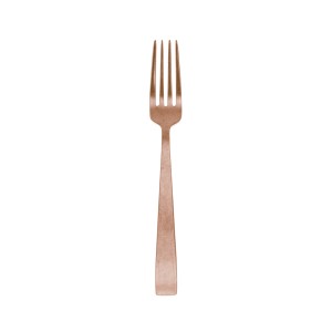 Вилка десертная состаренная Sambonet серия Flat Vintage Copper PVD