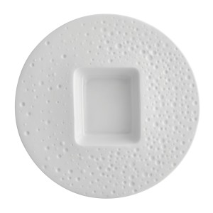 Тарелка круглая 23см с прямоугольной выемкой матовая Mineral Vista Alegre