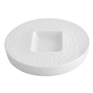 Тарелка круглая 23см с прямоугольной выемкой глянцевая Mineral Vista Alegre