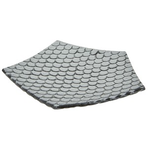 Блюдо из стекла 23см 'Pentagon Grey' Silica Vista Alegre