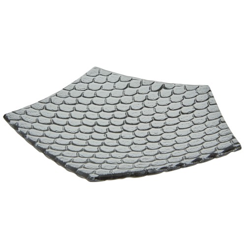 Блюдо из стекла 23см 'Pentagon Grey' Silica Vista Alegre