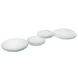 Блюдо из стекла 34x13см 'Bubbles Clear' Silica Vista Alegre