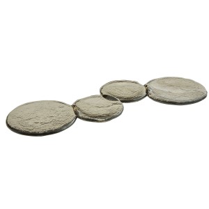 Блюдо из стекла 34x13см 'Bubbles Brown' Silica Vista Alegre