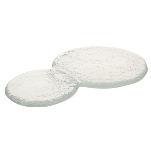 Блюдо из стекла 18х11см 'Bubbles Extra Clear' Silica Vista Alegre