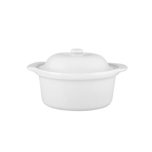 Форма для запекания 19см 750мл с крышкой белая Festival Vista Alegre Форма для запекания 19см 750мл с крышкой белая Festival Vista Alegre