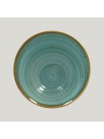 Ассиметричная тарелка RAK Porcelain Twirl Lagoon 1,6 л, 29*14 см