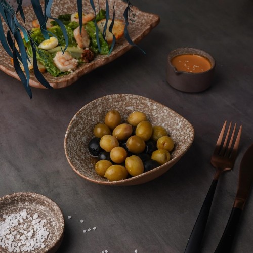 Блюдо 16*14*5,2 см, Brown Taiga Untouched, P.L. Proff Cuisine