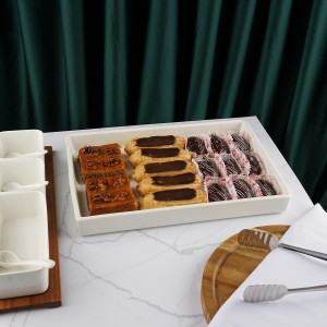 Блюдо 36,7*24*4,5*см,фарфор,серия 