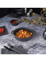 Блюдо  Black Raw Stellar для подачи и запекания 18,5*15*5,3 см, P.L. Proff Cuisine