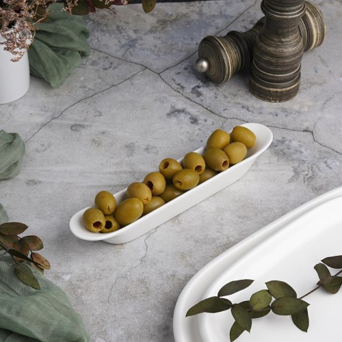 Блюдо для оливок 20,5*3,5 см, фарфор, P.L. Proff Cuisine