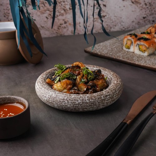 Блюдо для подачи 15,5*3 см, Brown Taiga Untouched, P.L. Proff Cuisine