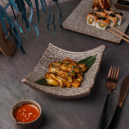 Блюдо для подачи 19,5*17*7 см, Brown Taiga Untouched, P.L. Proff Cuisine