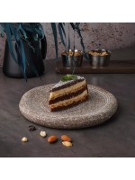 Блюдо для подачи 21*2,7 см, Brown Taiga Untouched, P.L. Proff Cuisine