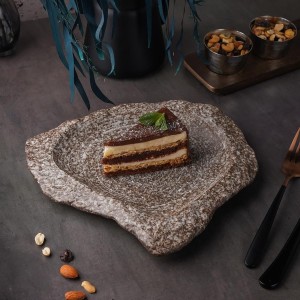 Блюдо для подачи  29*25*3 см, Brown Taiga Untouched, P.L. Proff Cuisine