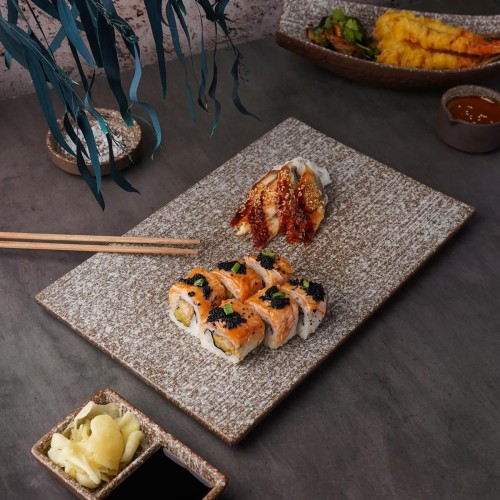 Блюдо для подачи  32*20 см, Brown Taiga Untouched. P.L. Proff Cuisine