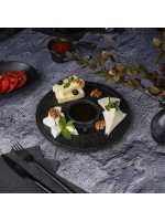 Блюдо для подачи  Black Raw Stellar 25 см, P.L. Proff Cuisine