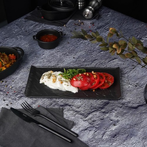 Блюдо для подачи  Black Raw Steller 29,5*15*1,6 см, P.L. Proff Cuisine
