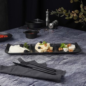 Блюдо для подачи  Black Raw Steller 40*13*2,8 см, P.L. Proff Cuisine