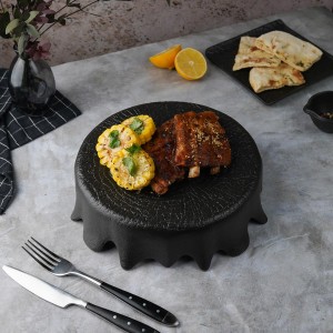 Блюдо для подачи d=25 см, h=7 см, серия 