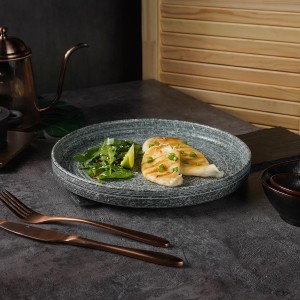 Блюдо для подачи  с покрытием 26*3 см, Glossy Stone Untouched Taiga, P.L. Proff Cuisine