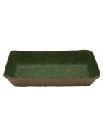 Блюдо (GN 1/4) меламин  26.5*16.2см, h=6.5см  P.L. Green Banana Leaf