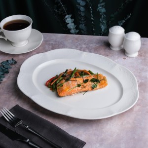 Блюдо овальное 36*27 см,фарфор, Aristocrat, Noble