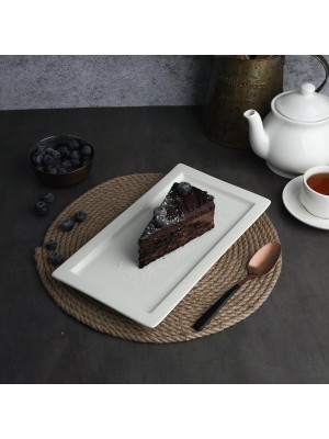 Блюдо 15*27 см, фарфор 