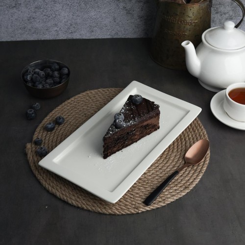 Блюдо 15*27 см, фарфор 