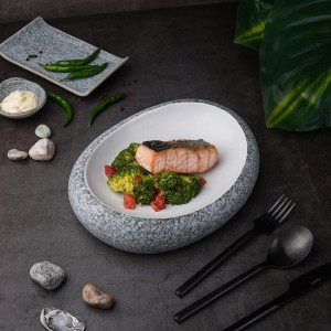 Блюдо/салатник, 300мл,26*20cм, h=6cм, серия 