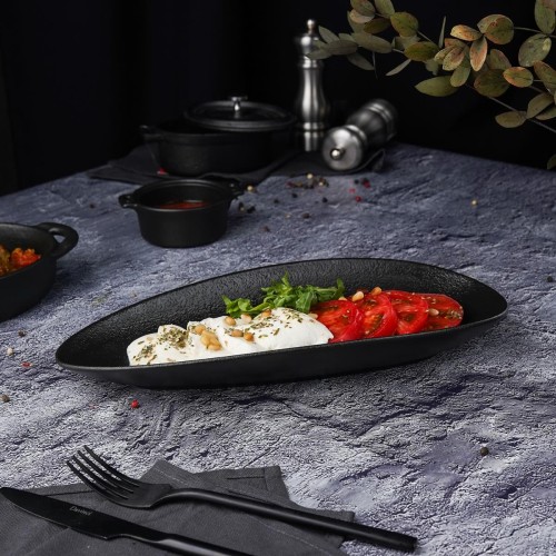 Блюдо  Black Raw Stellar 30*14 см, P.L. Proff Cuisine