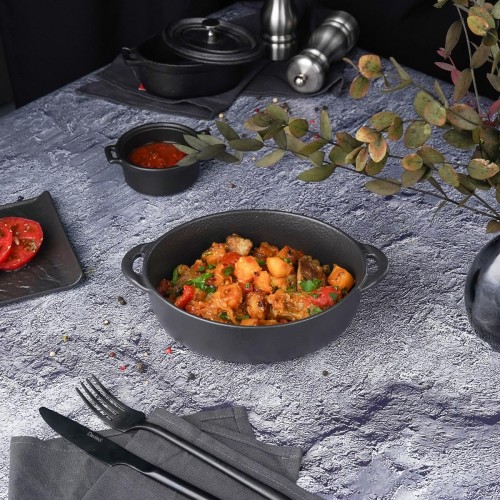 Блюдо  Black Raw Stellar для подачи и запекания 18,5*15*5,3 см, P.L. Proff Cuisine