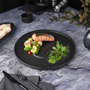Блюдо  Black Raw Steller для подачи 30*2 см, P.L. Proff Cuisine