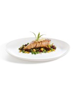 Блюдо овальное Luminarc 33*25 см, стеклокерамика, белый цвет, ARC, Франция (/6/24)