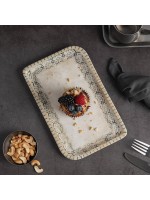 Блюдо прямоугольное 24*15 cм, фарфор,серия 