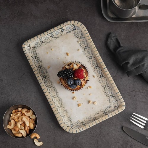 Блюдо прямоугольное 24*15 cм, фарфор,серия 