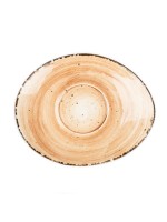 Блюдце Organica Sand 18*15 см к бульонной чашке арт.81223089, P.L. Proff Cuisine
