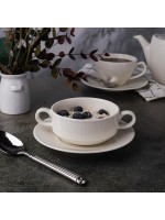 Бульонная пара 280 мл, фарфор 