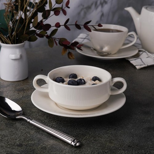 Бульонная пара 280 мл, фарфор 