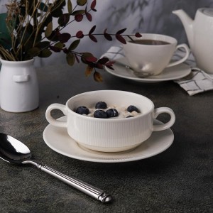 Бульонная пара 280 мл, фарфор 