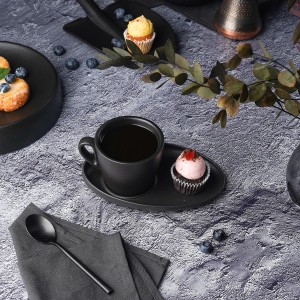 Чашка с блюдцем  Black Raw Stellar Cappuccino 175 мл, P.L. Proff Cuisine
