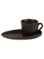 Чашка с блюдцем Black Raw Stellar Espresso 100 мл, P.L. Proff Cuisine