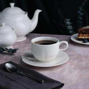 Чайная пара 250 мл, фарфор, Aristocrat, Noble NEW