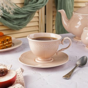 Чайная пара 250 мл, фарфор,серия 